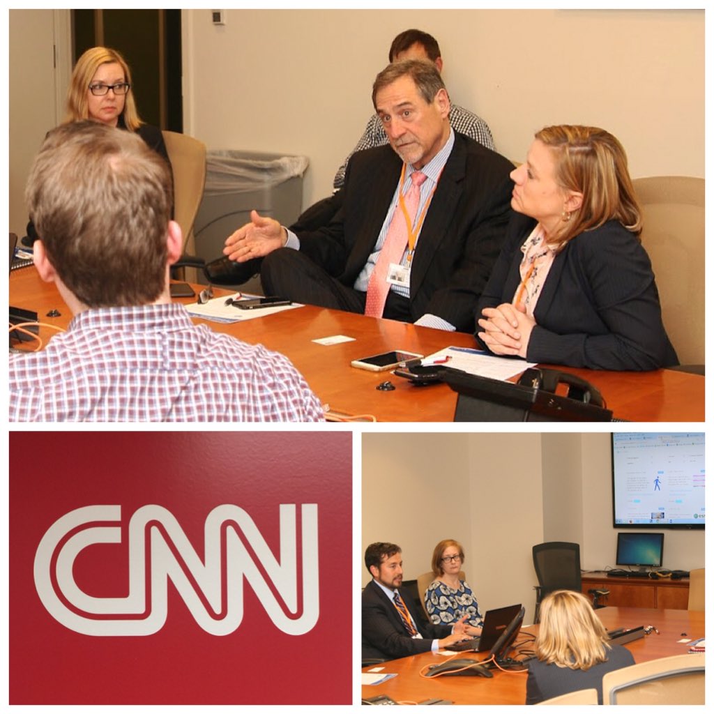 uscensusbureau's tweet photo. Director Thompson visited @CNN yesterday to highlight importance of data &amp; tools like our #CitySDK. https://t.co/KzK1u7ILIi