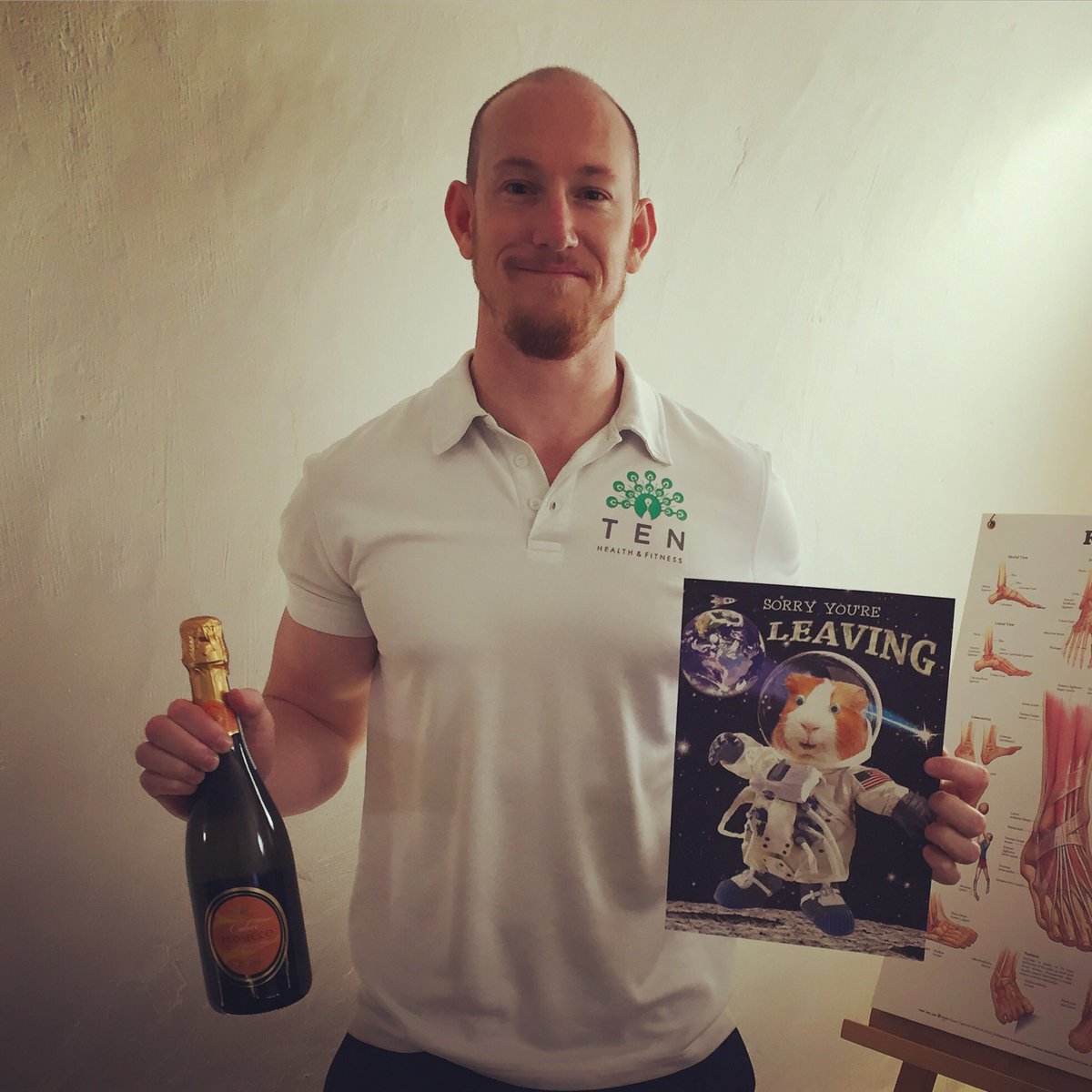TerrellRebecca's tweet photo. Good luck with your new Australian adventure Jared! We will miss you! #physio @TenHealthFit @TenPhysio https://t.co/YU3BmttAb8