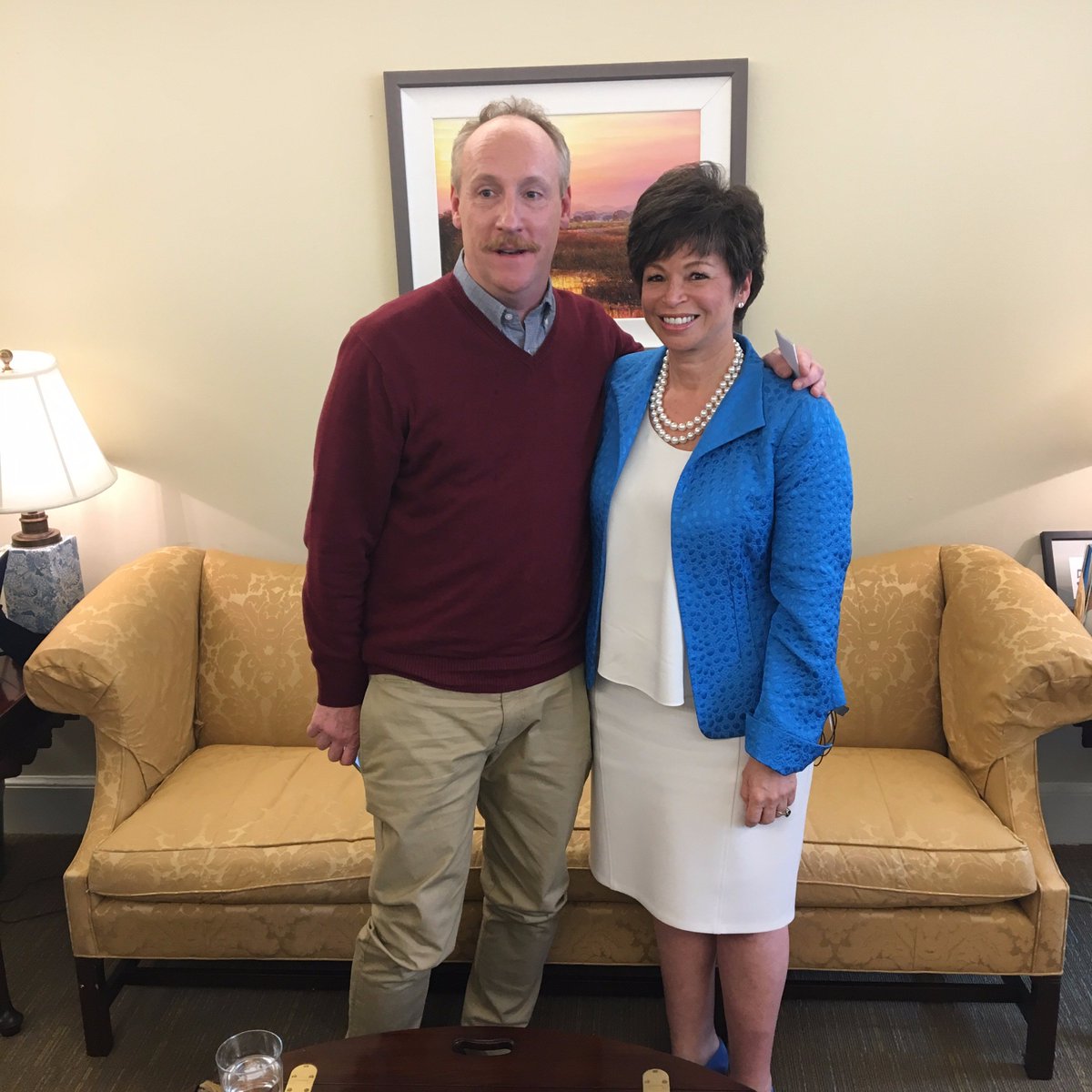 vj44's tweet photo. Look who stopped by my office! Stay tuned... @vanityfair @funnyordie https://t.co/jzp9c09jam