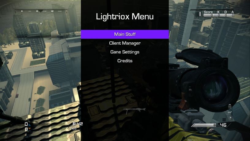 V3XzRising's tweet photo. Shoutout to @LeMatriox for this sick ghosts menu! Go hit him up if you wanna buy it. Deffo worth it! https://t.co/ZJmNesciZC