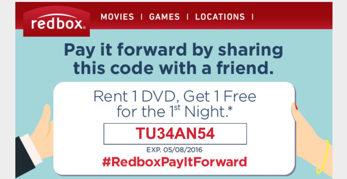 AZcrazygirl's tweet photo. Free Redbox rental #RedboxPayItForward https://t.co/BWGDlIzL3b