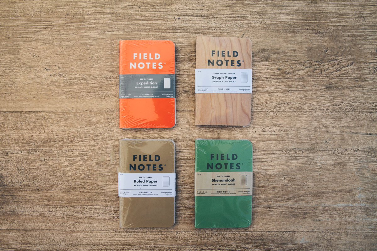 BuffaloPeakMS's tweet photo. We're giving away 4 packs of Field Notes! Retweet to enter to win one https://t.co/8o3c7BHh8r