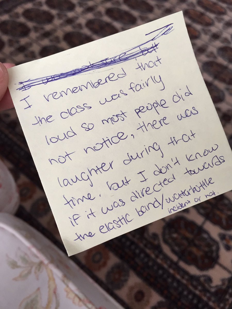 antheachanku's tweet photo. When adolescents don't want to snitch but you need to get to the bottom of it. #polltheclass #post-its https://t.co/8kNWpsvjur