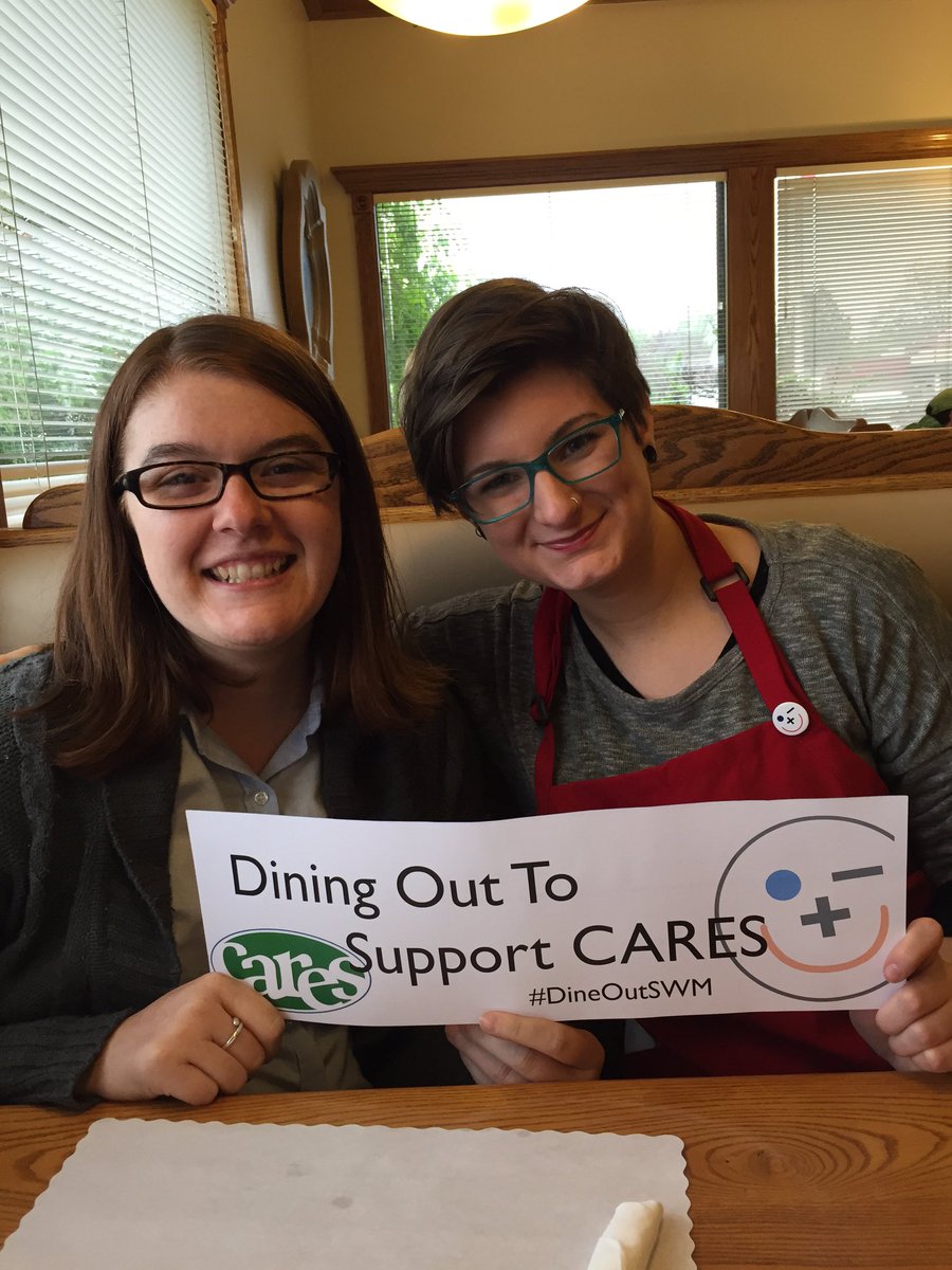MsAHuffz's tweet photo. Supporting @CARESswm at Theo and Stacy's #dineoutswm https://t.co/eayhCstftU