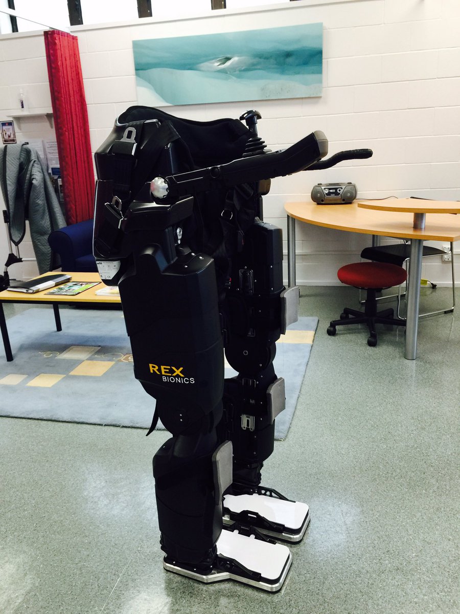 We have REX already for participant 2 in our <a href="/rexbionicsnews/">Rex Bionics</a> clinical trial here <a href="/AUTuni/">AUT University</a> #medtech #rehab #SCI