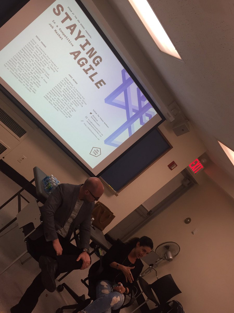 <a href="/future_hunters/">The Future Hunters</a> are here with us at <a href="/TheNewSchool/">The New School</a> talking about how to stay agile in a competitive job market