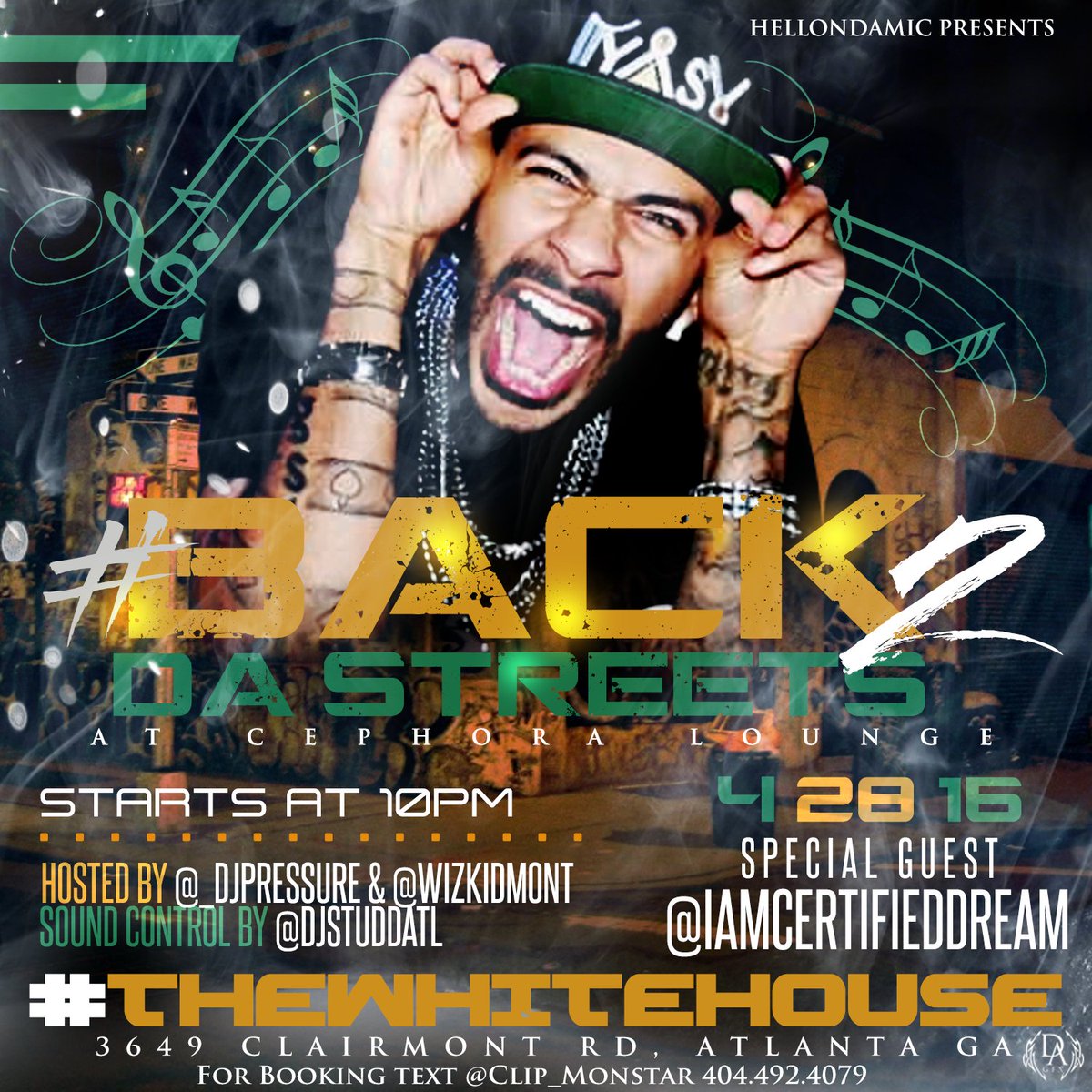 TheRealKhiry's tweet photo. ((((((((TONIGHT ร TONIGHT)))))))
๐ #HellOnDaMic presents #Back2DaStreets ๐ฏ๐ฏ at CEPHORA!! Hit Clip Monstar to book!! https://t.co/F7AqcCBYsm