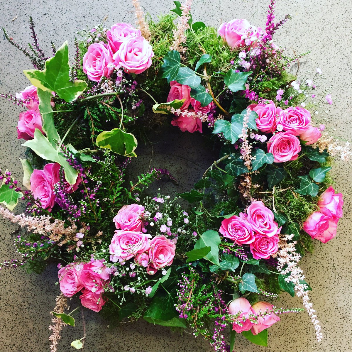 Natural wreath  <a href="/ValSpicerDesign/">Val Spicer Designs</a>
