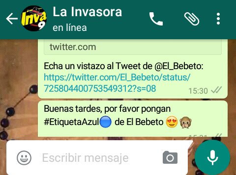 itssslux's tweet photo. @El_Bebeto ya empecé a pedir #EtiquetaAzul 🔵 
Tenemos que apoyar para que se posicione en los primeros lugares 😍🙈 https://t.co/KSHsF53KHM