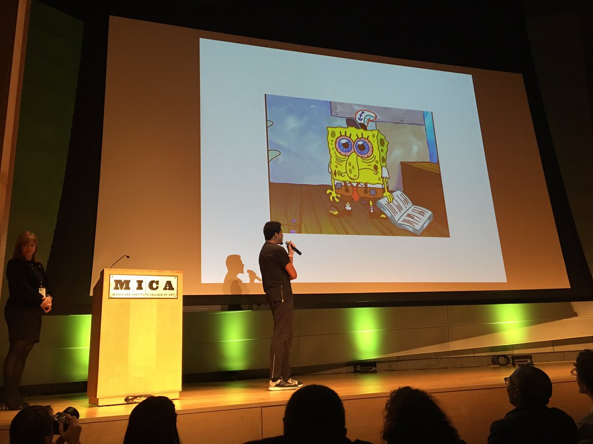 mica's tweet photo. Jordan Bradley and the picture of his tired classmates while explaining the need for his venture. #UPSTARTMICA2016 https://t.co/cWAb8nZh1j