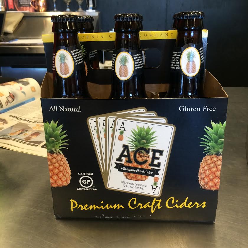 New Arrival! California- Fruit Cider- Ace's Pineapple Cider is a balanced, natural cider made w/ fresh pineapple!