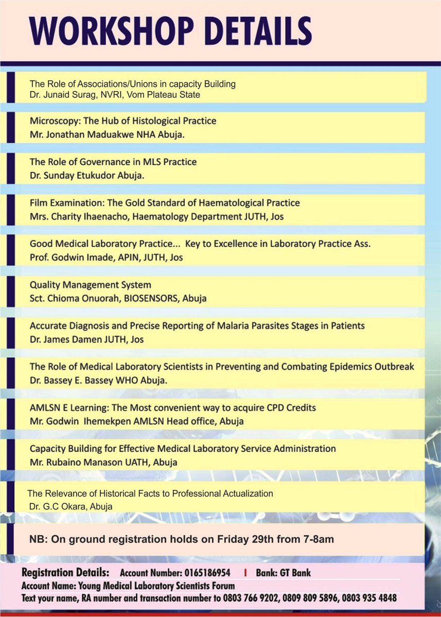 YMLSF, MLSCN Training on Building Capacity for Effective Medical Laboratory Practice
goo.gl/1oFUe3