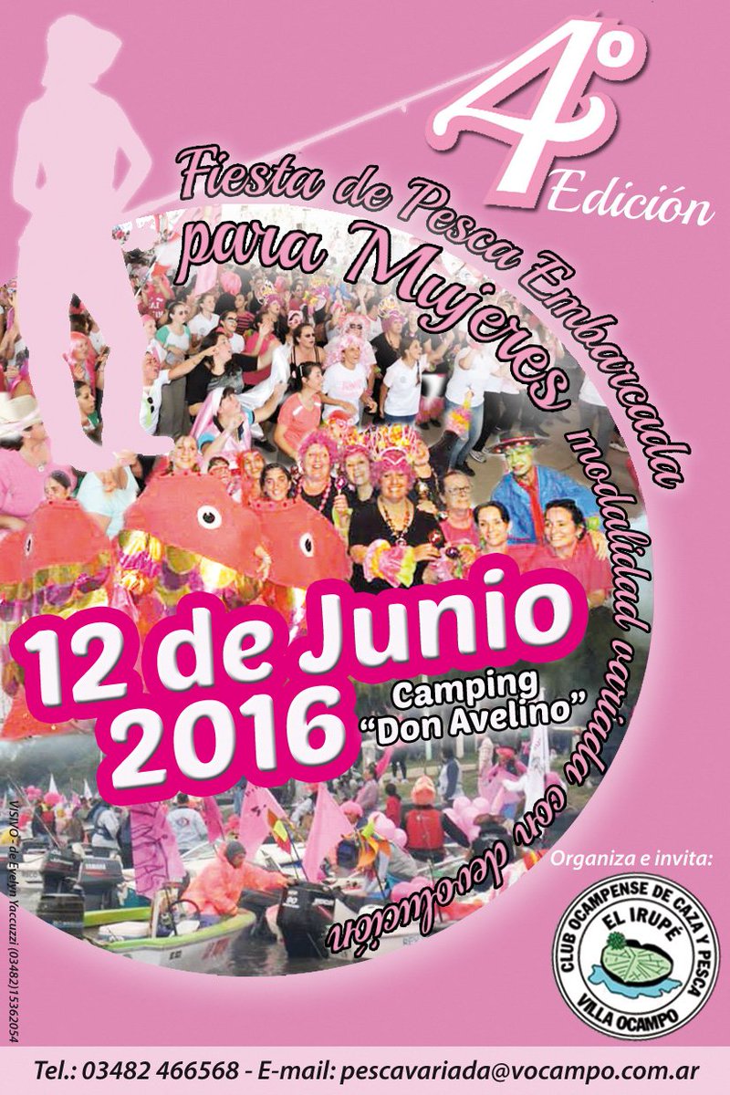 Jorgetpn's tweet photo. Hola LAPE
En Villa Ocampo, Sta Fe se realiza la 4º Fiesta de Pesca Embarcada para Mujeres, única en el país. Te espe https://t.co/Ka8oICVBwW