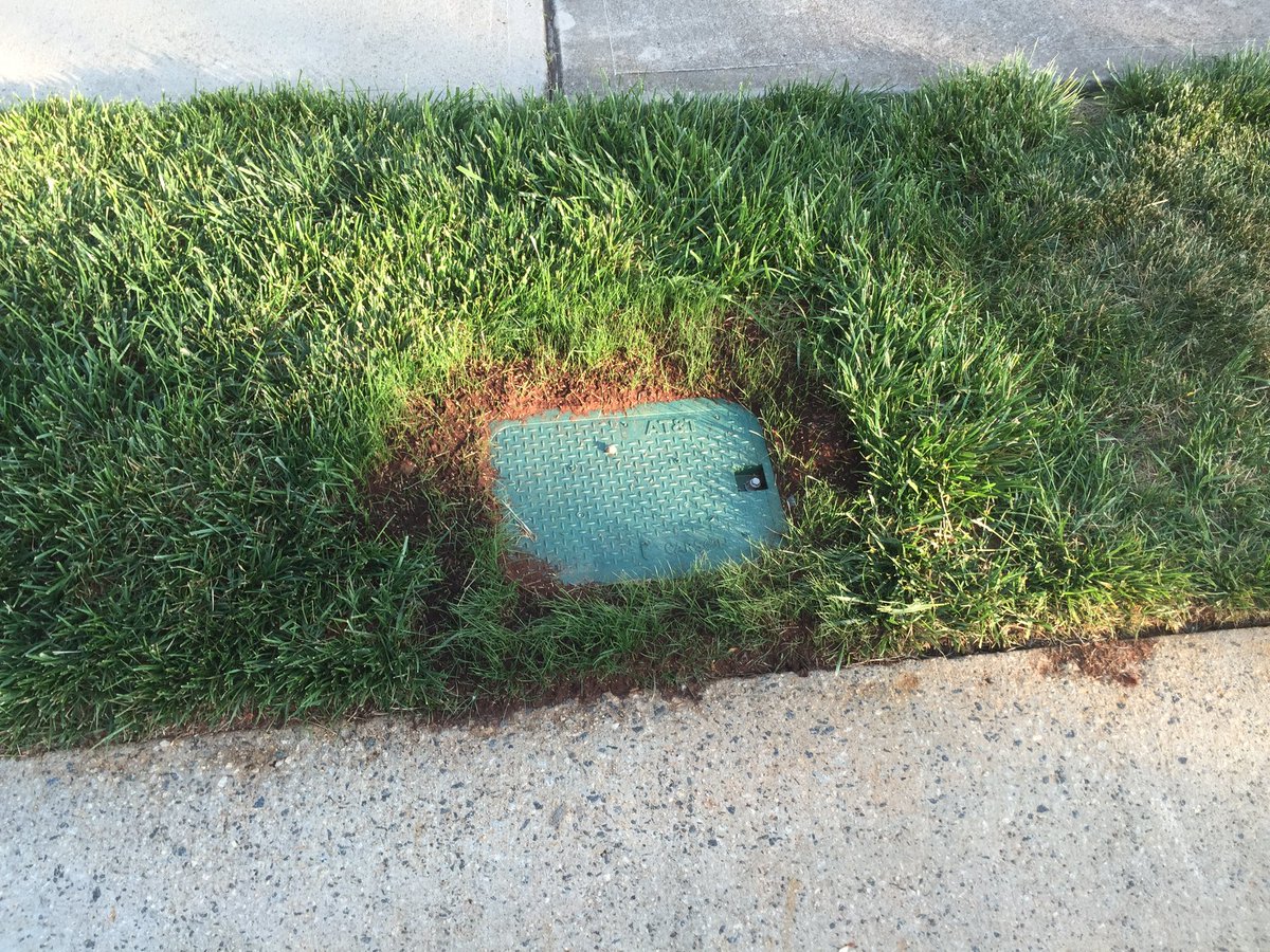 Heres my neighbors directly across the street's front yard courtesy of <a href="/ATT/">AT&T</a> digging the same day. They ARE customers