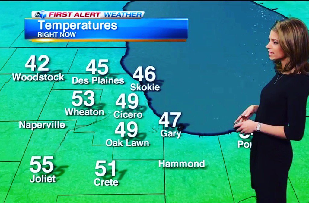 CherylScottWX's tweet photo. Eh, what season is it?! Where is Spring? Too chilly! #Chicago #weather @abc7chicago https://t.co/ar7p330XD3
