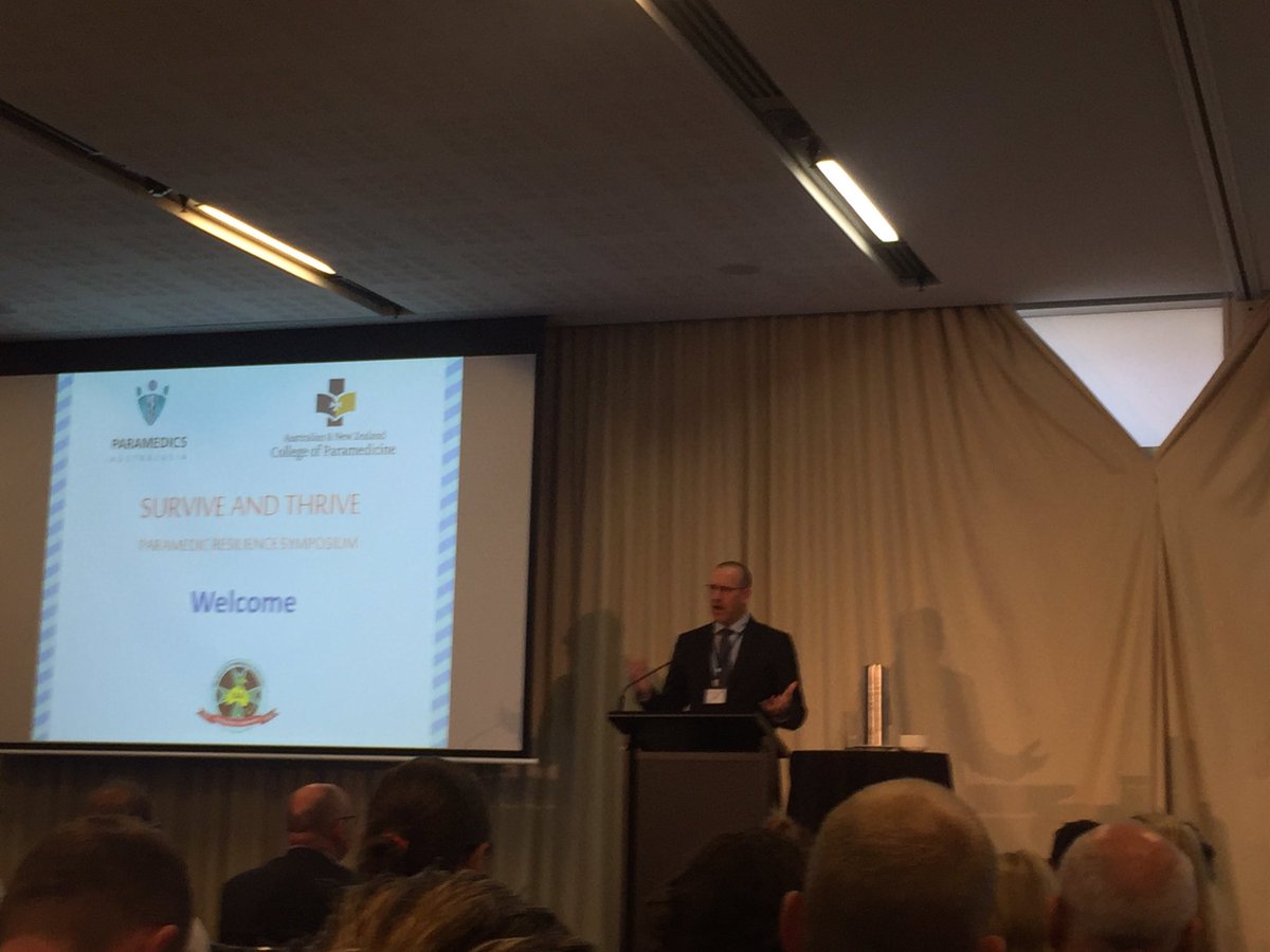 anystod's tweet photo. @AckerJoe opening Survive & Thrive symposium #survivethrive #Pararesilience @ParaAustSA https://t.co/r0uDS1HqjS