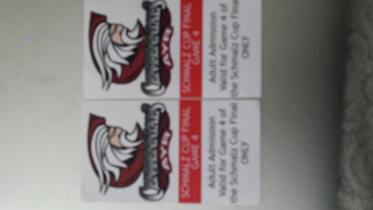 RT 4 chance 2win 2 game 4 tics - must be follower to win <a href="/TheAyrNews/">The Ayr News</a> <a href="/northdumfries/">Township of North Dumfries</a> <a href="/OHAhockey1/">Ontario Hockey Association</a> <a href="/AyrMutual/">Ayr Farmers Mutual</a> #schmalz