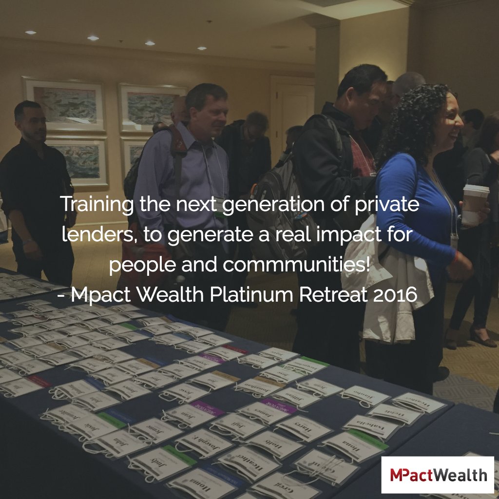 AchievestMPact's tweet photo. #MpactWealth Platinum Retreat is training the next generation of #privatelenders to generate real community impact! https://t.co/59XcbLJJLt