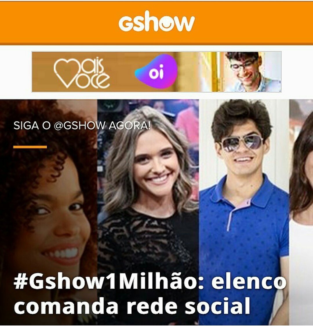 ShaolinProducao's tweet photo. PARTICIPE! 😉 Twitter #GShow1milhão  com @lucasveloso_  e @giubuscacio  #VelhoChico 📺 ❤️.
 https://t.co/puDveANrv9 https://t.co/AcDkhnt7tw