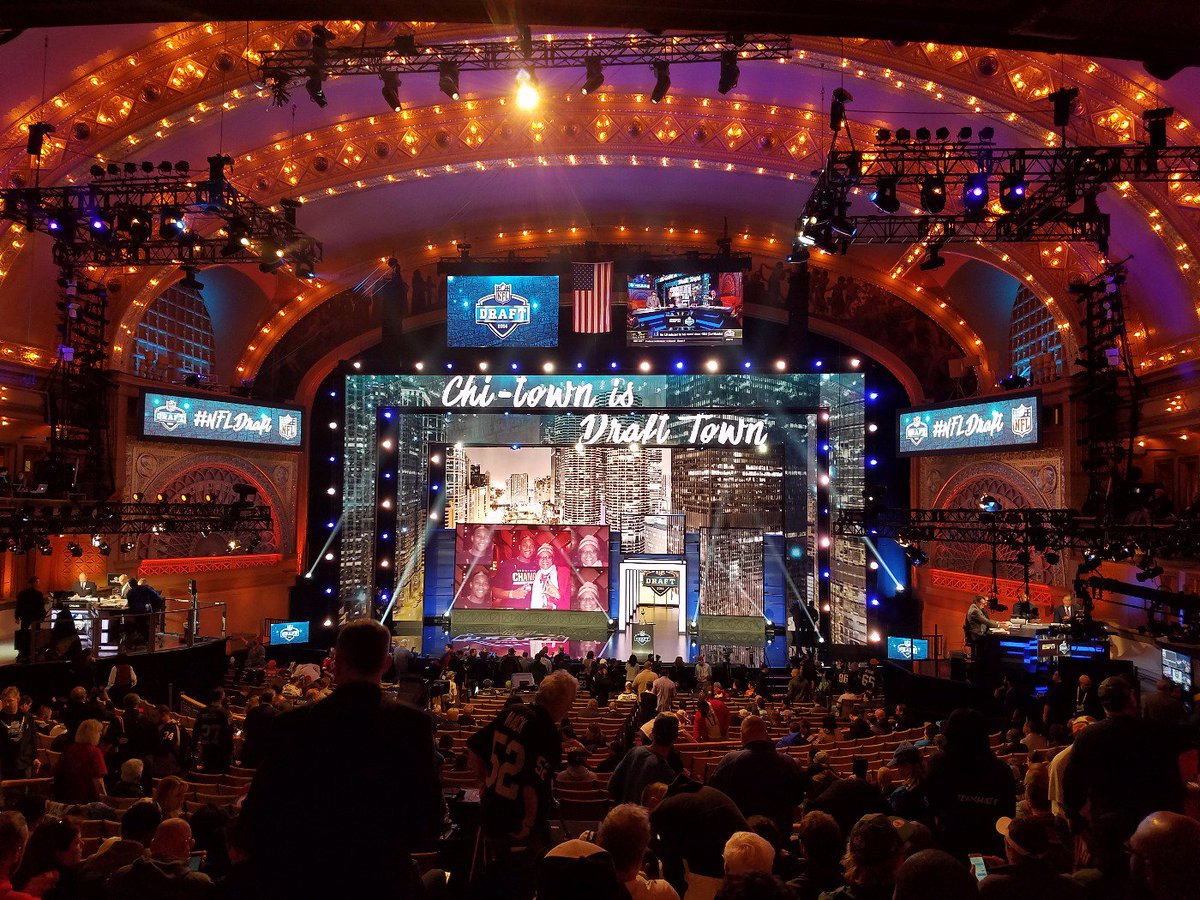 Reethang's tweet image. Press conference experience after the first-round selection at the NFL Draft Tonight!@FUTP60 #NFLDraft