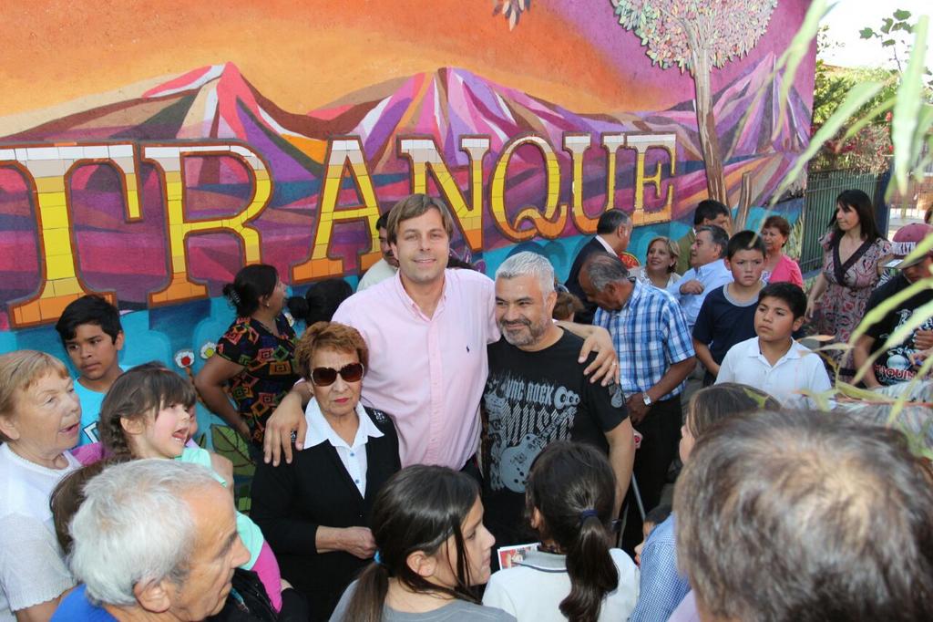 Recuperamos espacios públicos con 407 mts2 de mosaicos comunitarios. Puente Alto Capital del Mosaico #CuentaPública