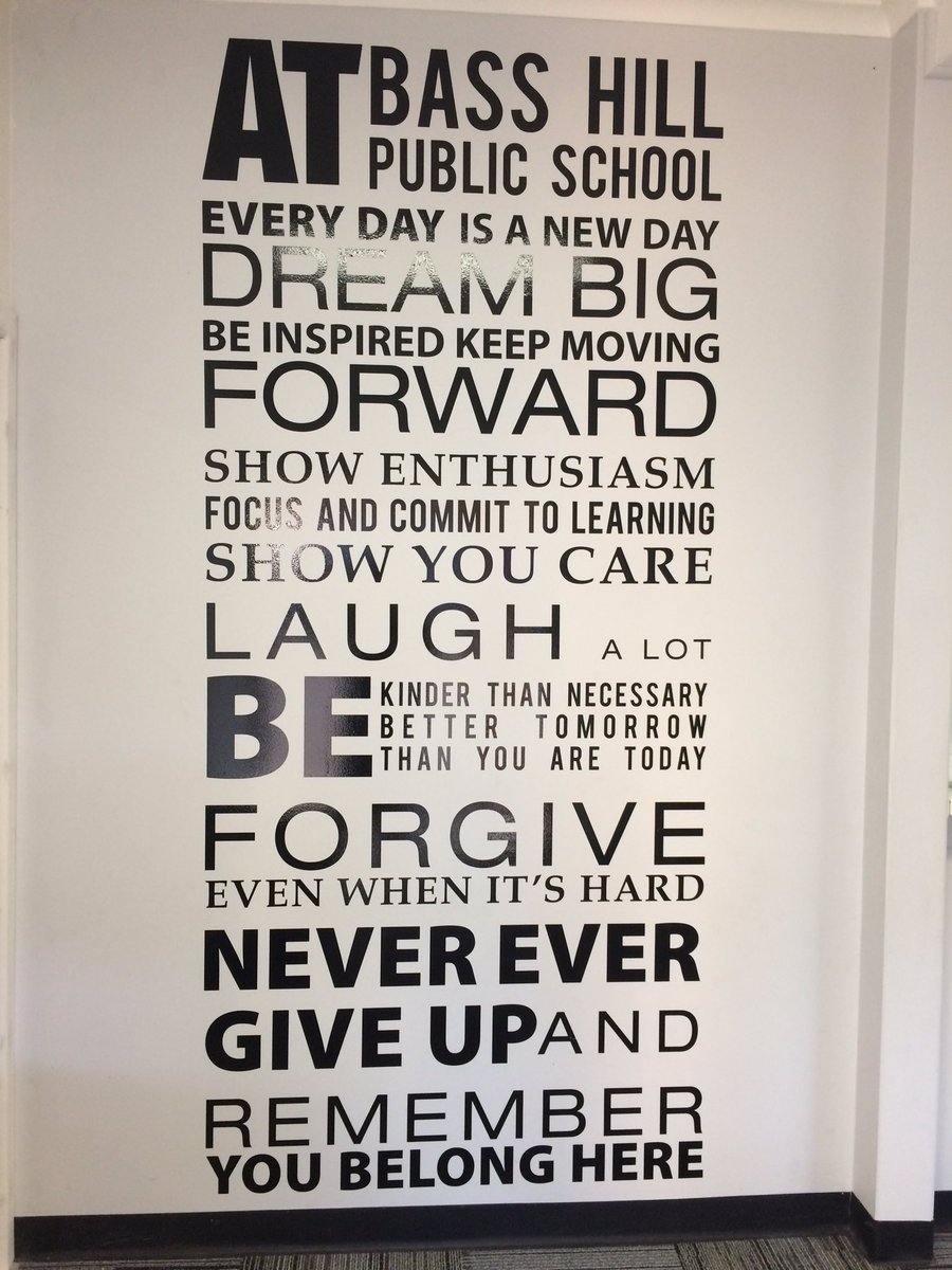 My amazing exec team helped create this word art in our front  office, reflecting our beliefs and purpose. Love it!