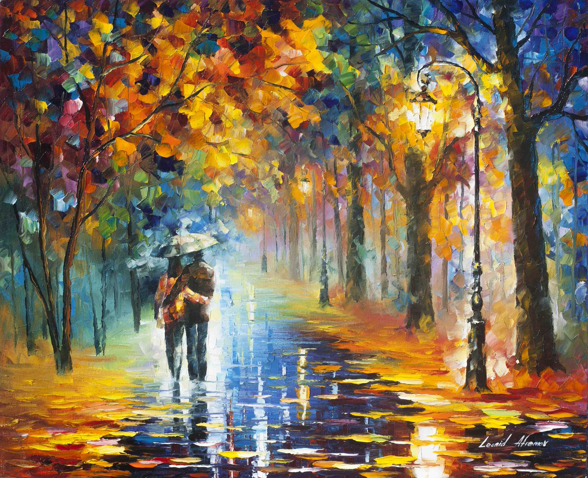 Afremov_Artist's tweet photo. AUTUMN HUG - Oil Painting By L.Afremov @afremov_artist Now $79 Include Shipping https://t.co/kdFLahu02N https://t.co/iG3HBuMmo8