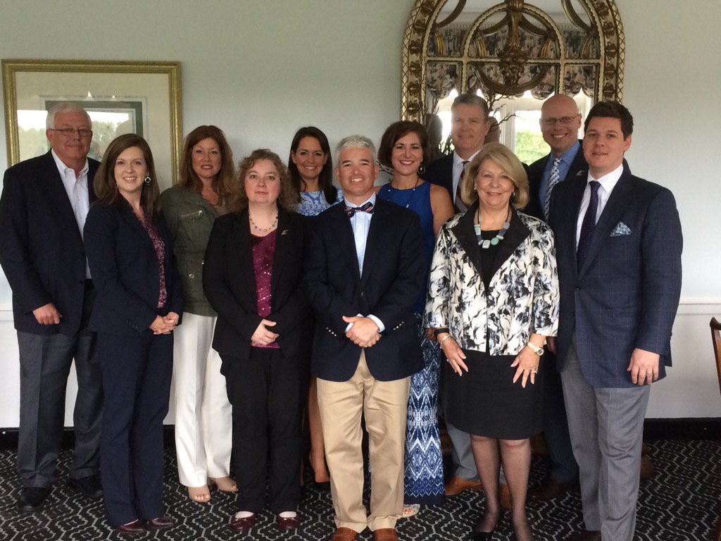 nperlick's tweet photo. A great afternoon welcoming our newest EKU Foundation trustees. @EKUalums @UClub_Arlington @karilyonsmartin @EKUPrez https://t.co/rkG0Fpq7jY