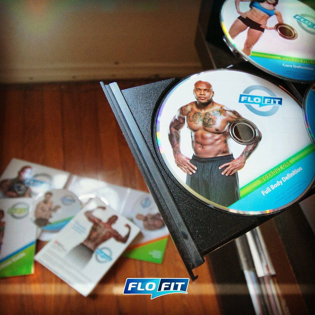 It's cool if you want to workout all #oldschool We like our DVD's too 😉 #FloFit #WhateverItTakes #GetFit #fitfam