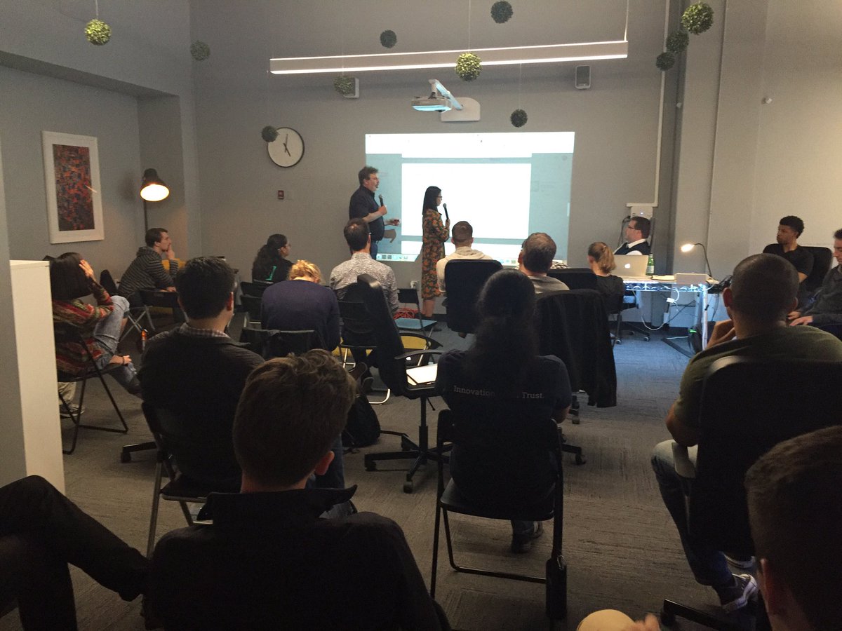jbarbier's tweet photo. .@ronachng explaining #DeepLearning /w @Louis_Monier & @Redo :) | Live at @holbertonschool #convolutionallayer https://t.co/hgv7qEdfPf