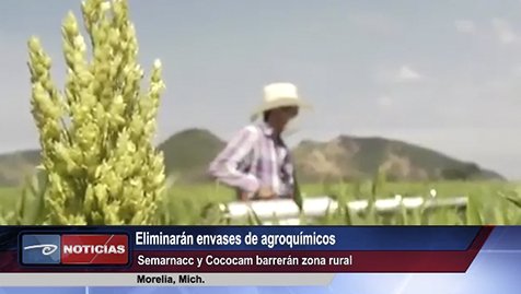 nuestravision's tweet photo. Eliminarán envases de agroquímicos. @SEMARNACC y #Cococam barrerán zona rural https://t.co/Zm5P3hru2Y https://t.co/M1yZcuwrCI