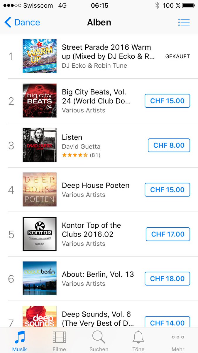 robin_tune's tweet photo. Wow!! 1st Place at Album Dance Charts Switzerland!! Thank you ❤️ https://t.co/eVhs6uEwlT