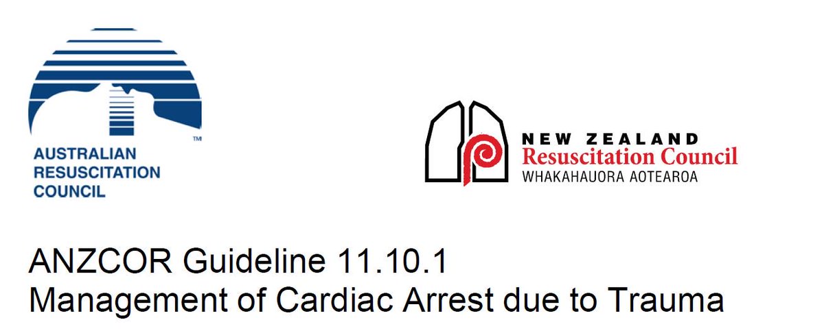 تويتر \ Ben Beck على تويتر: "Updated ANZCOR guideline for traumatic cardiac arrest online https://t.co/mLwyUetA9v @ARC_resus @NZResusCouncil https://t.co/BJVGPbwYxK"