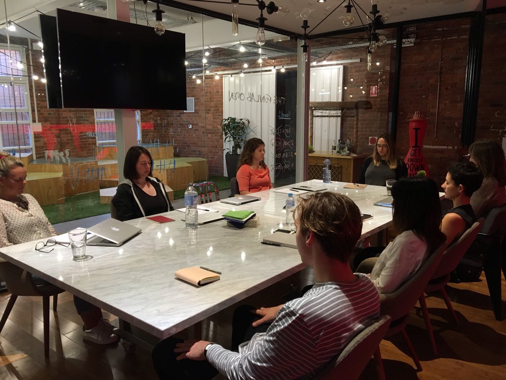 Smiling_Mind's tweet photo. Bit of Friday team meditating. #mindfulwork https://t.co/hm9BU35V5S