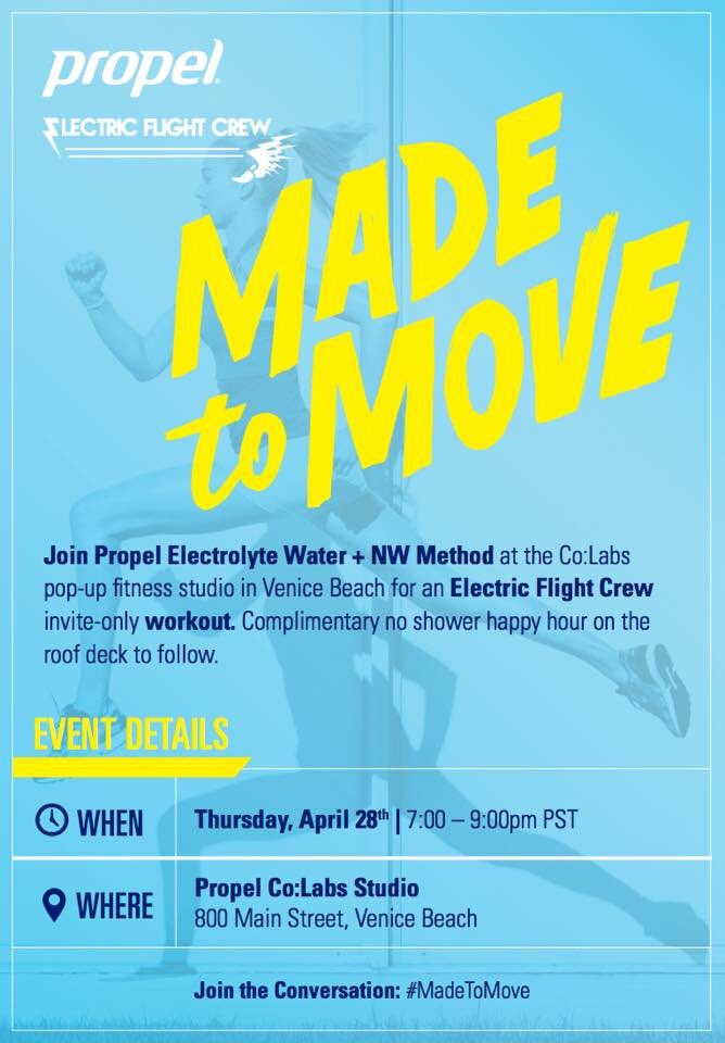 trainEFC's tweet photo. TONIGHT!!! @Propel_Water hosted workout followed by #noshowerhappyhour on the roof! Happy Thursday 🍻 https://t.co/j3ln3vRhCp