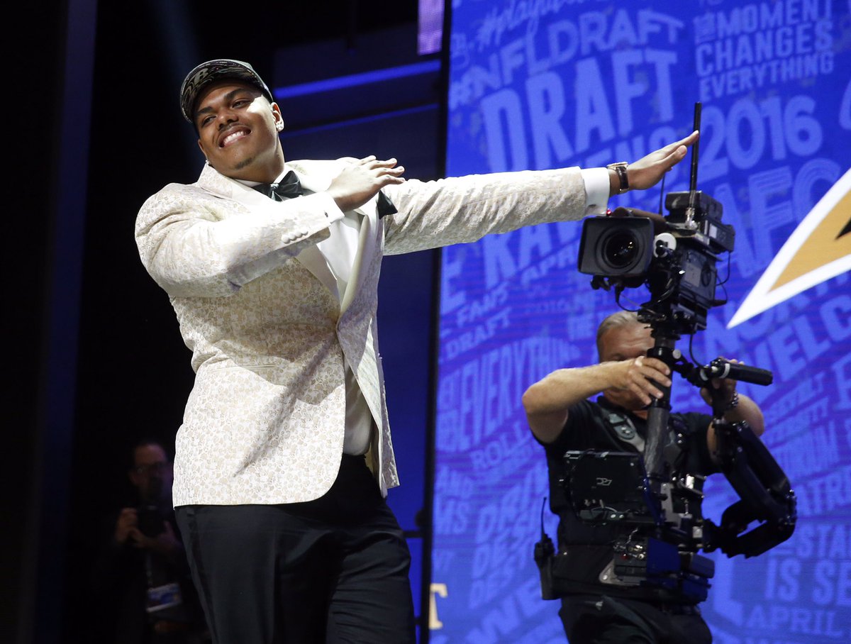 Ravens's tweet photo. Welcome to Baltimore, @ronnie_stanley. https://t.co/y6lunS2eZt