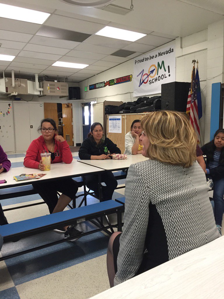 DBiersdorff's tweet photo. Lincoln Park's new principal meeting her parents! Congratulations Tracy Fisher! #wearewcsd https://t.co/ROvTjYulg4