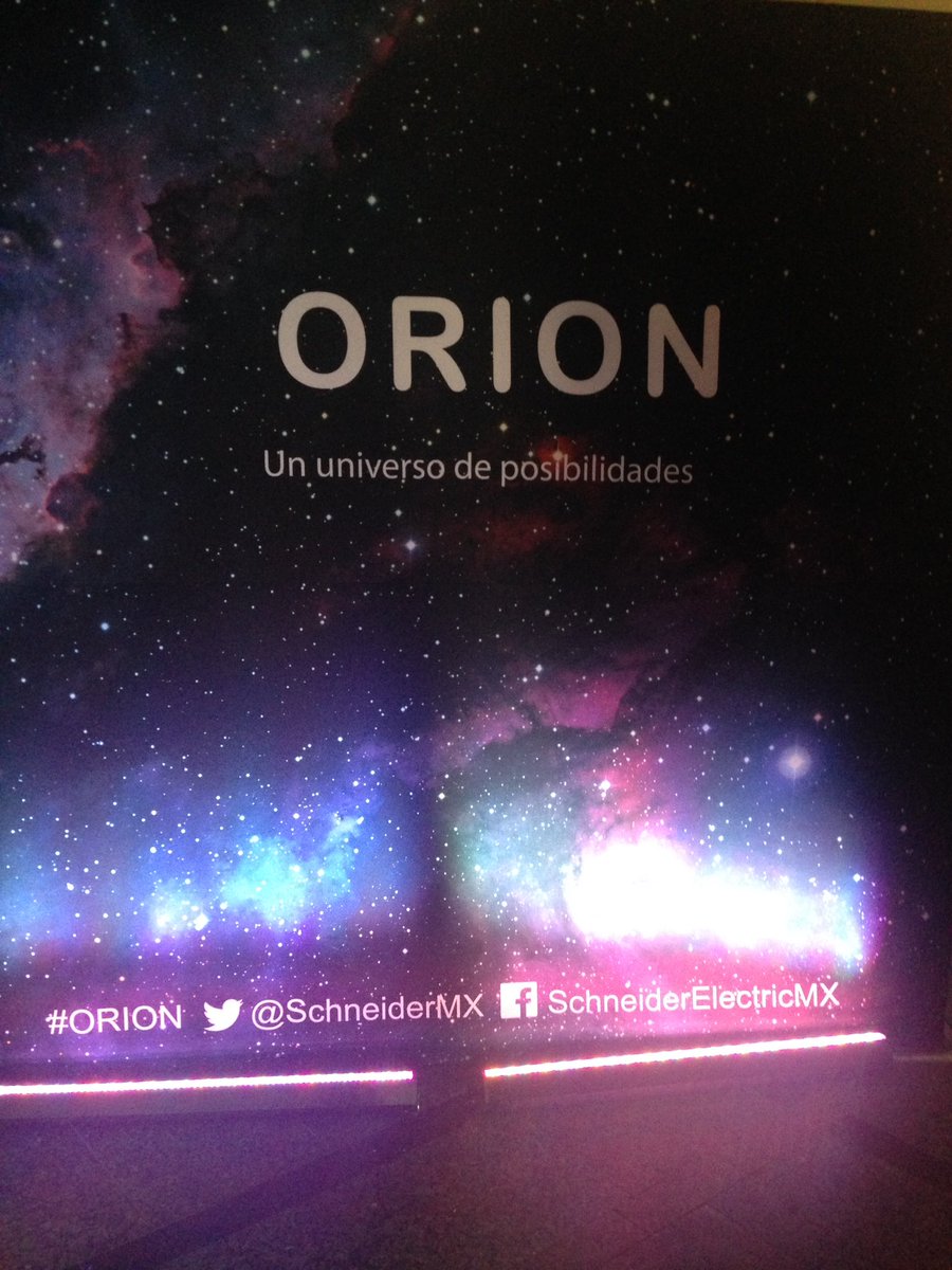 AidaBP's tweet photo. A punto de iniciar el lanzamiento de #Orion...un universo de posibilidades @SchneiderMX https://t.co/kp7eRKi2XL