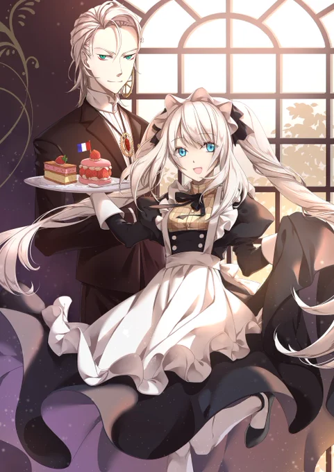 Fate/GrandPartyのカルナとマリーです!マリーちゃんかわいい～～ #FateGO #FGO #fgp 