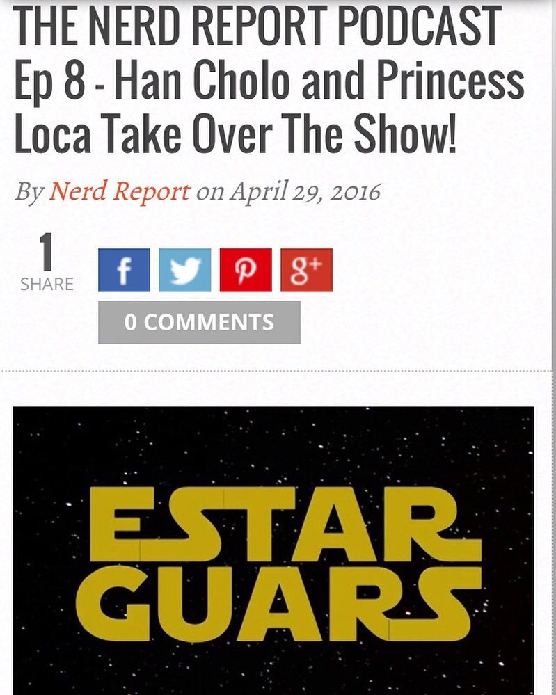Thisfunktional's tweet photo. #NerdReport #Podcast taken over by #HanCholo and #PrincessLoca. Listen at: https://t.co/icIYqbdiJF #Podcast #Estar… https://t.co/vfqAY3ZBoo