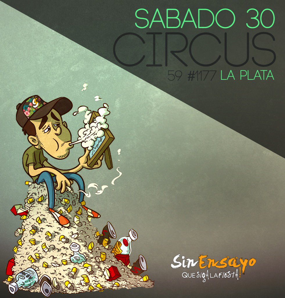 Sin_Ensayo's tweet photo. Este sábado se viene una linda fecha en nuestra querida ciudad! @CircusLP y #quesigalafiesta https://t.co/ABLMuB3xgA