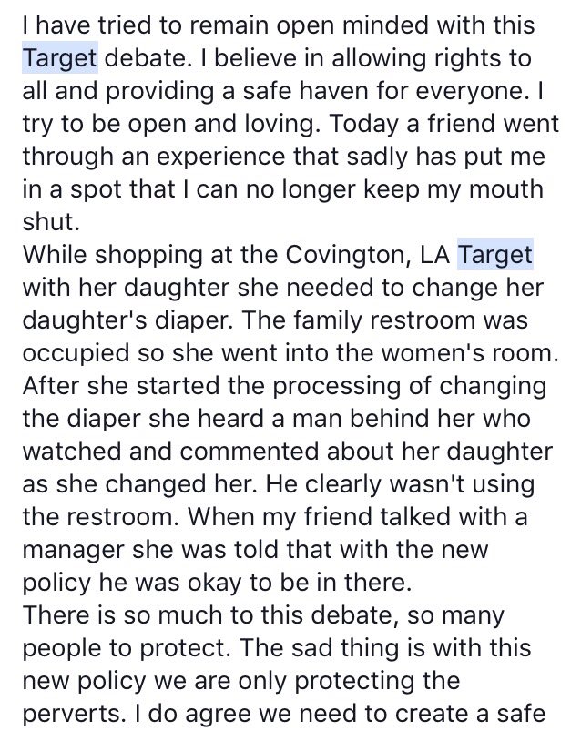 PLY_Wally's tweet photo. This happened to a friend of a friend recently. @Target #BoycottTarget #droptarget @PayPal #HB2 #targetboycott https://t.co/Hc9gSq6KPO