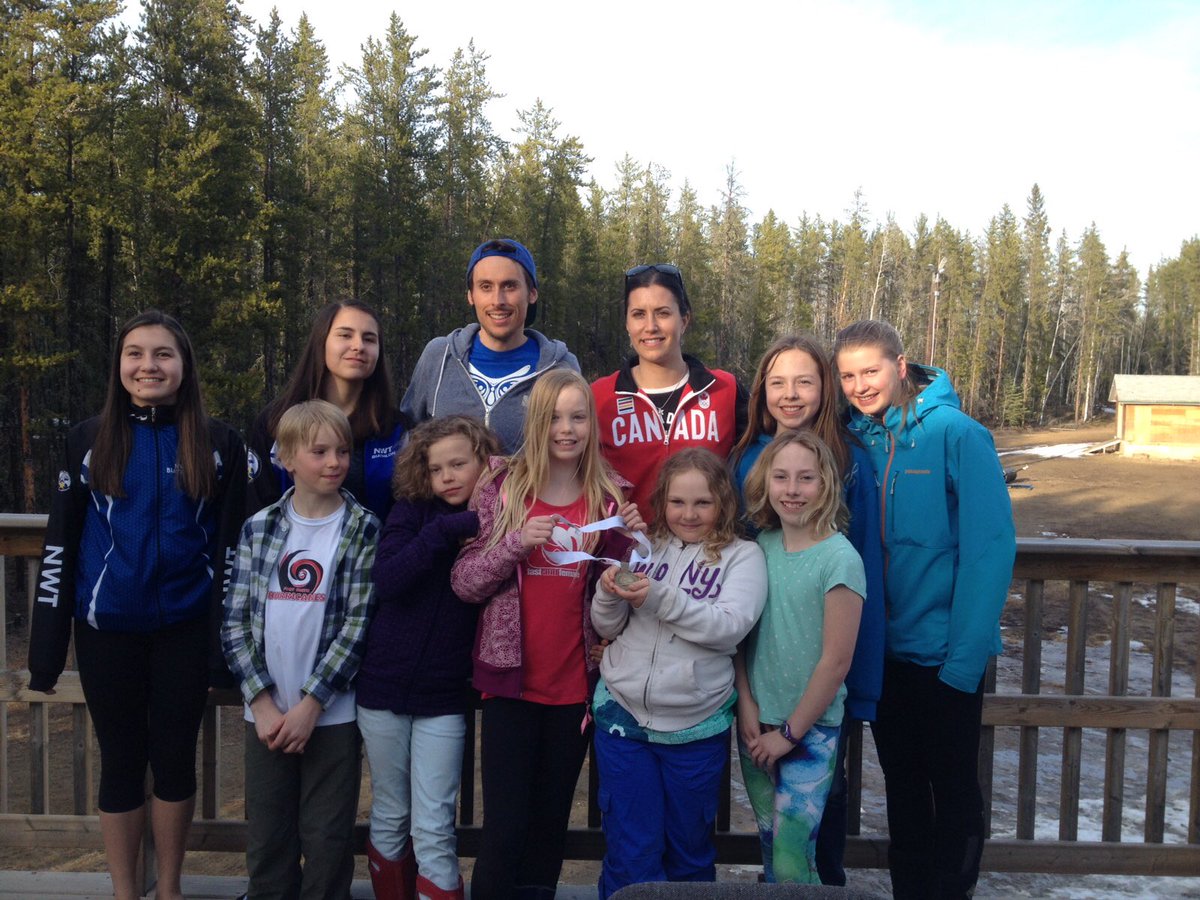 Dinner with the Fort Smith biathlon team! <a href="/brendanjgreen/">brendan green</a> <a href="/NTPC_News/">NTPC - Powering the North</a>