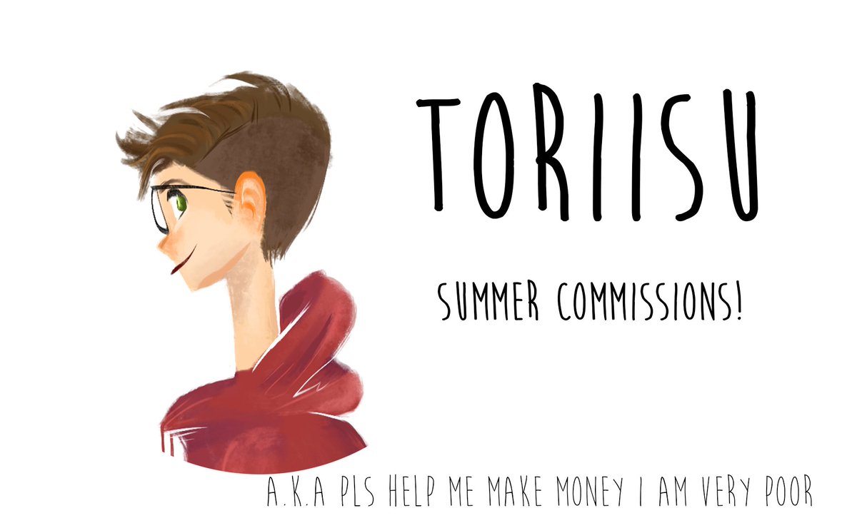 toriisu's tweet photo. ✨ ✨ MY COMMISSIONS ARE OPEN FOR THE SUMMER!! ✨ ✨
Please spread the word! every RT is greatly appreciated ♡ https://t.co/qLCkTIfY7v