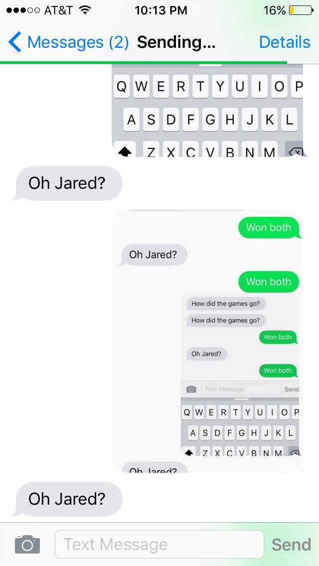 jaredroth14's tweet photo. Sometimes I hate my life. https://t.co/0WGHnHMzhM