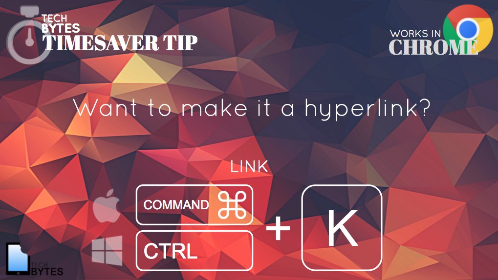 Let's hyperlink everything! #Techbytes #TimesaverTip #edchat #edtech bit.ly/1NNiSJa