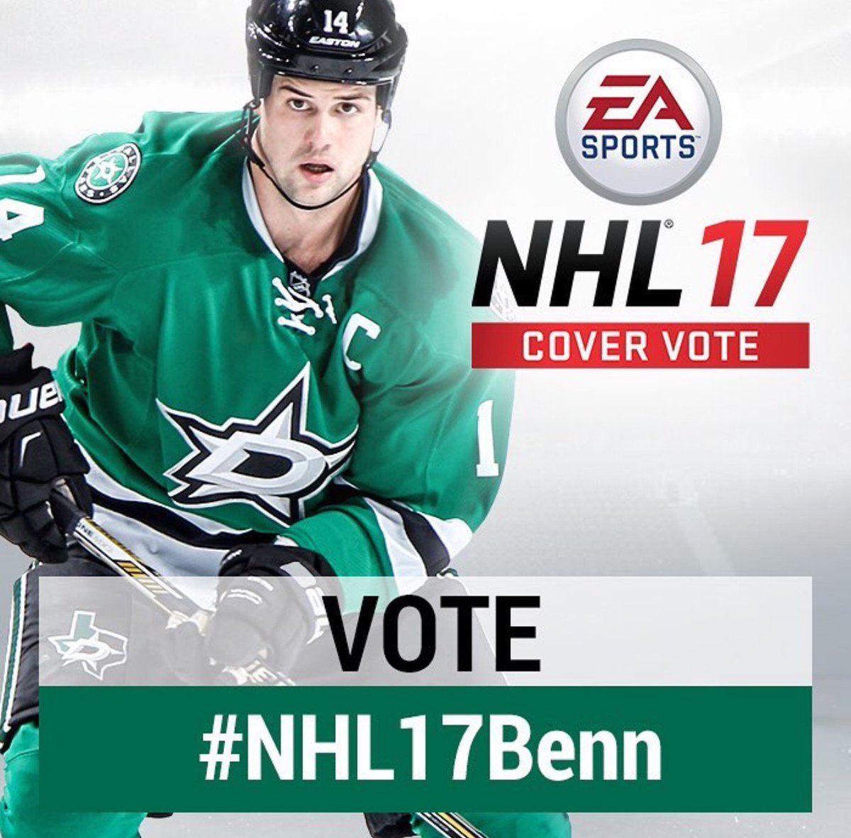 DudePerfect's tweet photo. VOTE by "RTing" for our homie @JamieBenn14 to be on the cover of NHL 17!!! #NHL17Benn https://t.co/lWl9mgA8DA