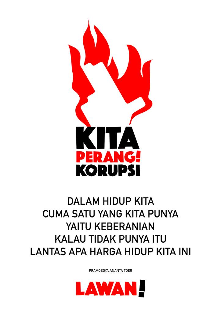 KPK_RI's tweet photo. Berani jujur! https://t.co/b5Ov9Qel1E