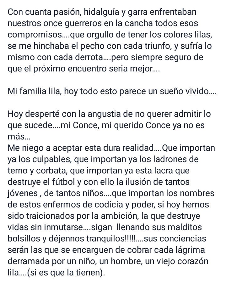 ScotyThe_Ai's tweet photo. La emotiva carta de Don Nino. Utilero de Deportes Concepción https://t.co/tjctOSpWgb