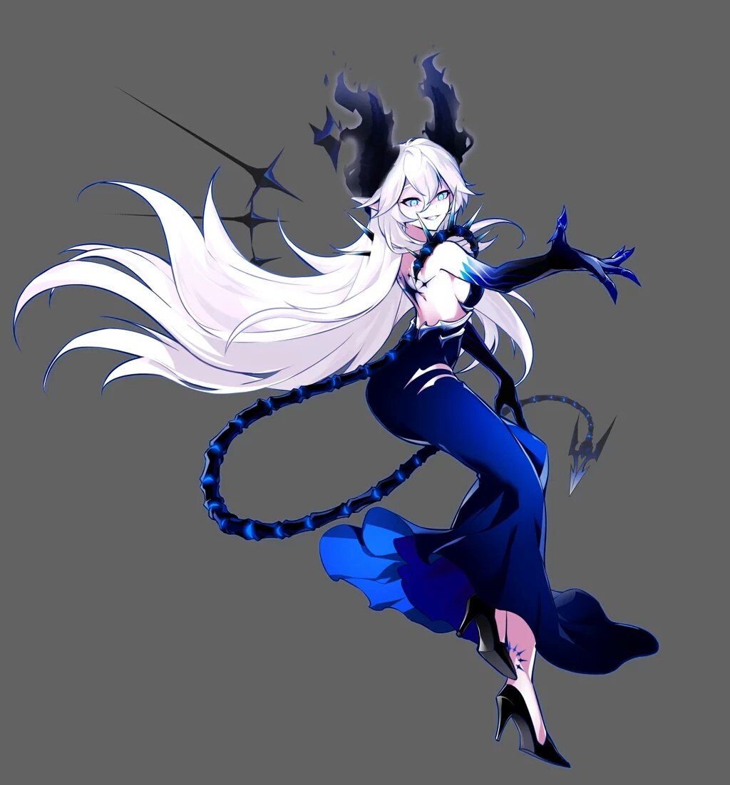 Twitter पर 超電子アキカン Kr ディアブラ デモニオ魔気暴走フルイラスト エルソーﾄﾞ Elsword Jp